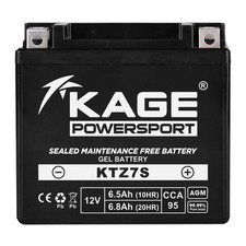 Batterie GEL KAGE YTZ7S für Honda NPS 50 PCX 125 SH 125 SYM Jet Mio 50 Red Devil