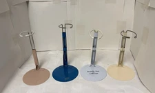 4 Assorted Adjustable Metal Doll Stands. For Barbie, Ginny, Madame Alexander