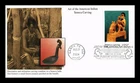 US COVER SENACA CARVING ART OF AMERICAN INDIAN FDC MYSTIC STAMP COMPANY