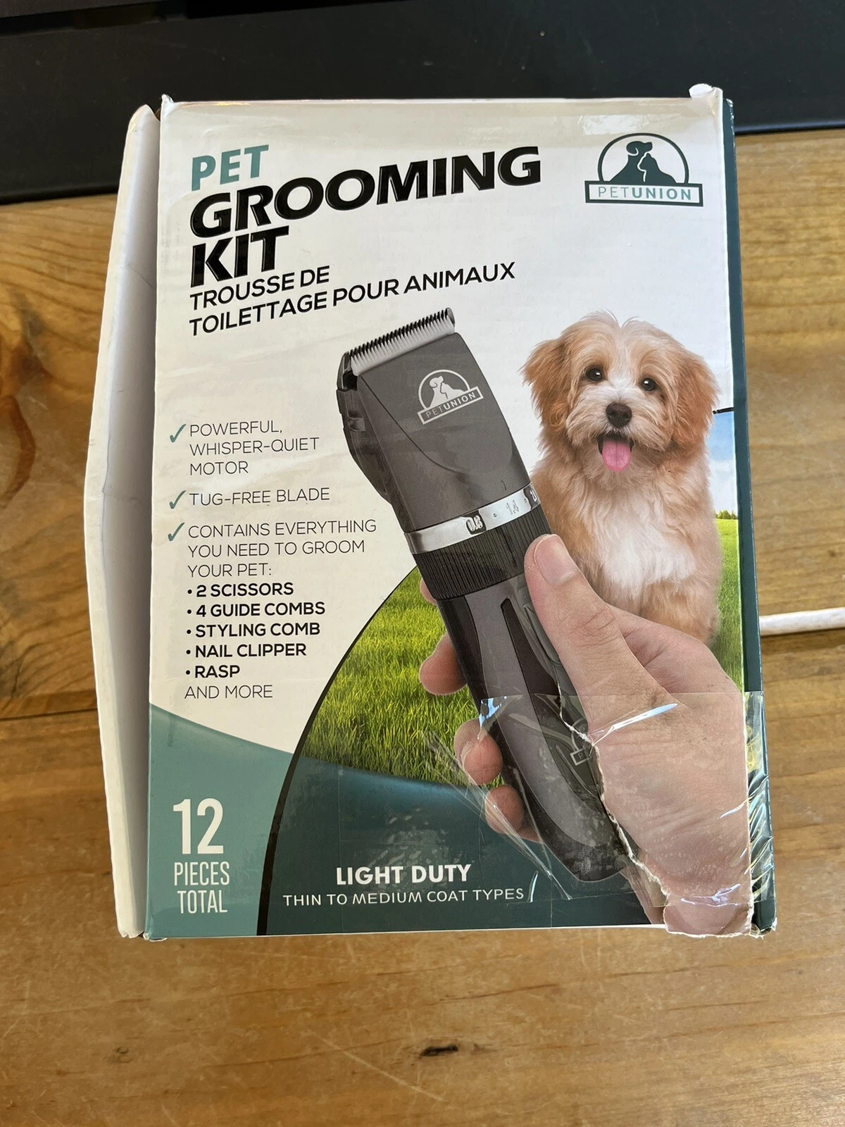 Pet Union Professional Dog Grooming Kit - Rechargeable, Cordless Pet Grooming...