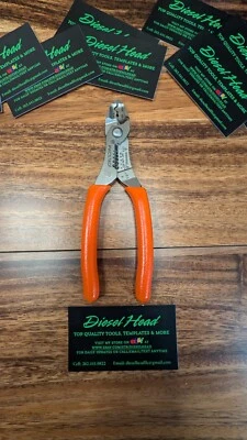 NEW Snap On PWCS7ACF ORANGE Grip Wire Cutter/Crimper/Stripper Pliers FREE SHIPPN - Imagen 1 de 3