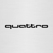 AUDI QUATTRO STICKER vinyl decal pegatina vinilo autocollant adesivi car