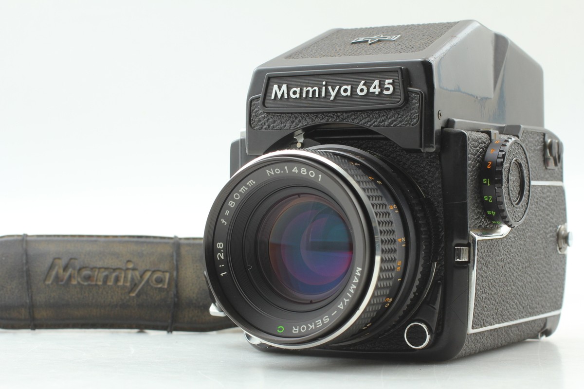 Meter Works [ N MINT Strap ] Mamiya M645 1000S AE Prism 80mm