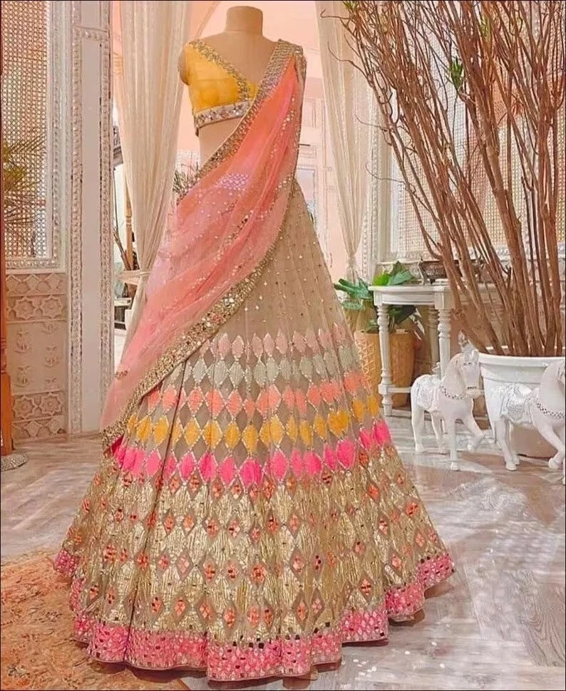 Latest stylish party wear lehenga sales