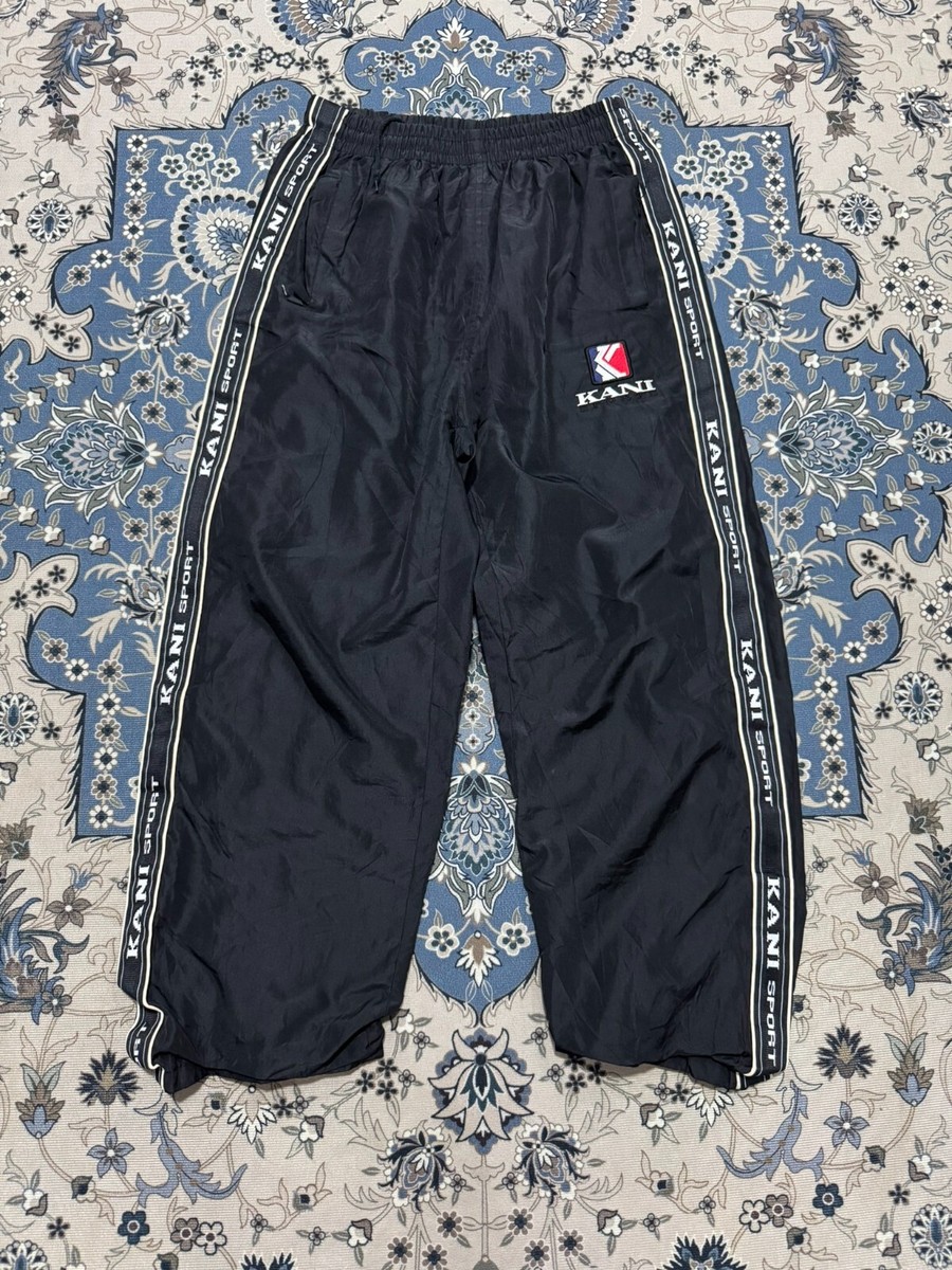 Vintage 90's Karl Kani Side Tape Track Pants Jogger | eBay