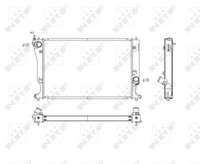 NRF 53768 Radiator, Engine Cooling For Toyota