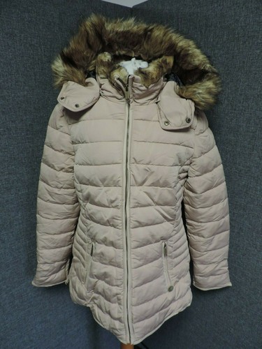 Firetrap Luxe Bubble Coat Camel UK 12 