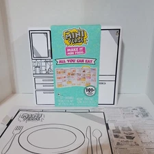MGA's Mini Verse - Make It Mini Food, "All You Can Eat" Display Case 101+ Pieces
