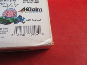 The Simpsons Bartman Meets Radioactive Man (Nintendo NES) COMPLETE w/ Box poster