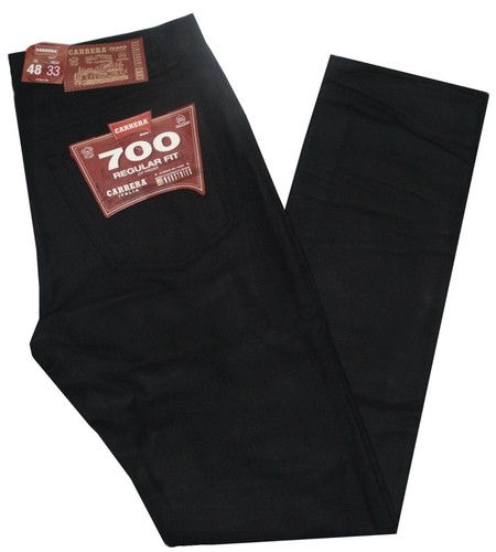 Trouser MAN Fustian Hot Carrera Jeans 46 48 50 52 54 56 58 60 62 Black |  eBay