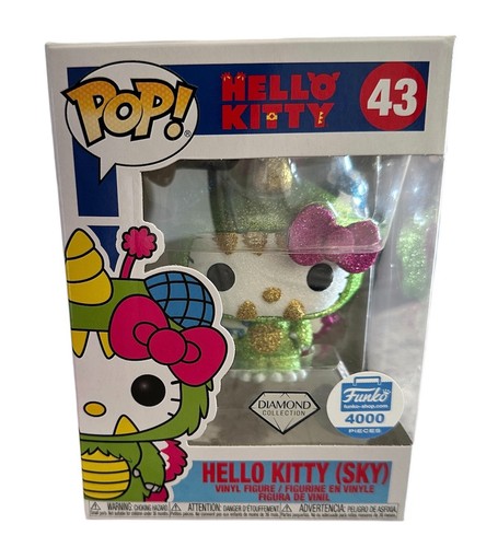 Hello Kitty (Sky) #43 Diamond  Collection Funko Shop Exclusive Funko Pop LE 4000