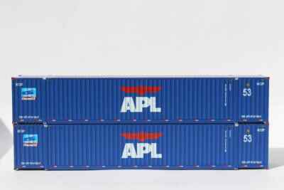 Jacksonville Terminal Company ~ APL large logo ~ Ocean ~ 53' Containers 535081
