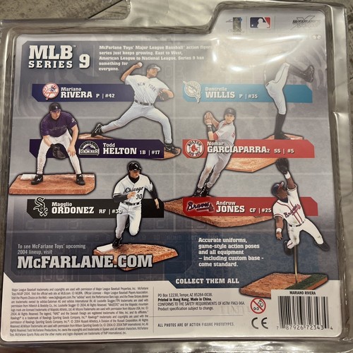 McFarlane Mariano Rivera NYYYankees Nadelstreifen Variante Actionfigur signiert - Bild 3 von 5