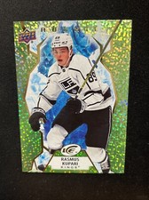 21-22 UD ICE Hockey Rookie Green Parallel 105 Rasmus Kupari