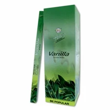 Flute Fragrant Charcoal Incense Sticks Vanilla Square packs - 200 Sticks Total 