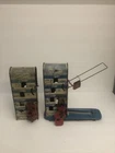 Vintage Wolverine Tin Auto lift Toy Parts For Repair Or Restore