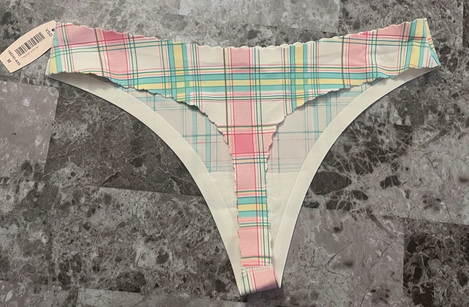НОВЫЙ С ЯРЛЫКАМИ VICTORIA'S SECRET ANGEL SECRET ОБЪЯТИЯ M КЛЕТКУ ГЛАДКИЙ РЕДКАЯ СТРИНГИ ТРУСИКИ - Изображение 3 из 3