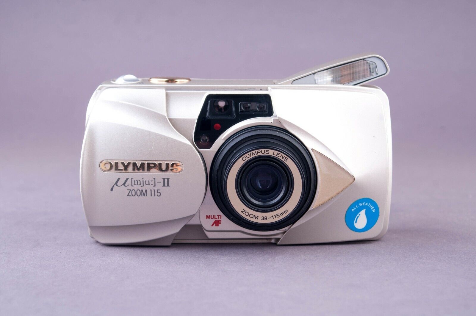 Goed gevoel periscoop Associëren Olympus Mju II Zoom 115 Quartz Date 35mm Point & Shoot Film Camera  50332130265 | eBay