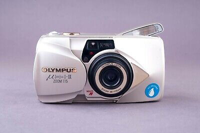 Olympus Mju II Zoom 115 Quartz Date 35mm Point & Shoot Film Olympus Mju II Zoom 115 Quartz Date 35mm Point & Shoot Film