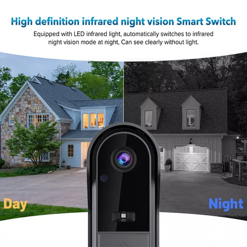Smart WiFi Wireless Video Doorbell Phone Security Camera Door Bell Ring Intercom - Picture 5 of 19