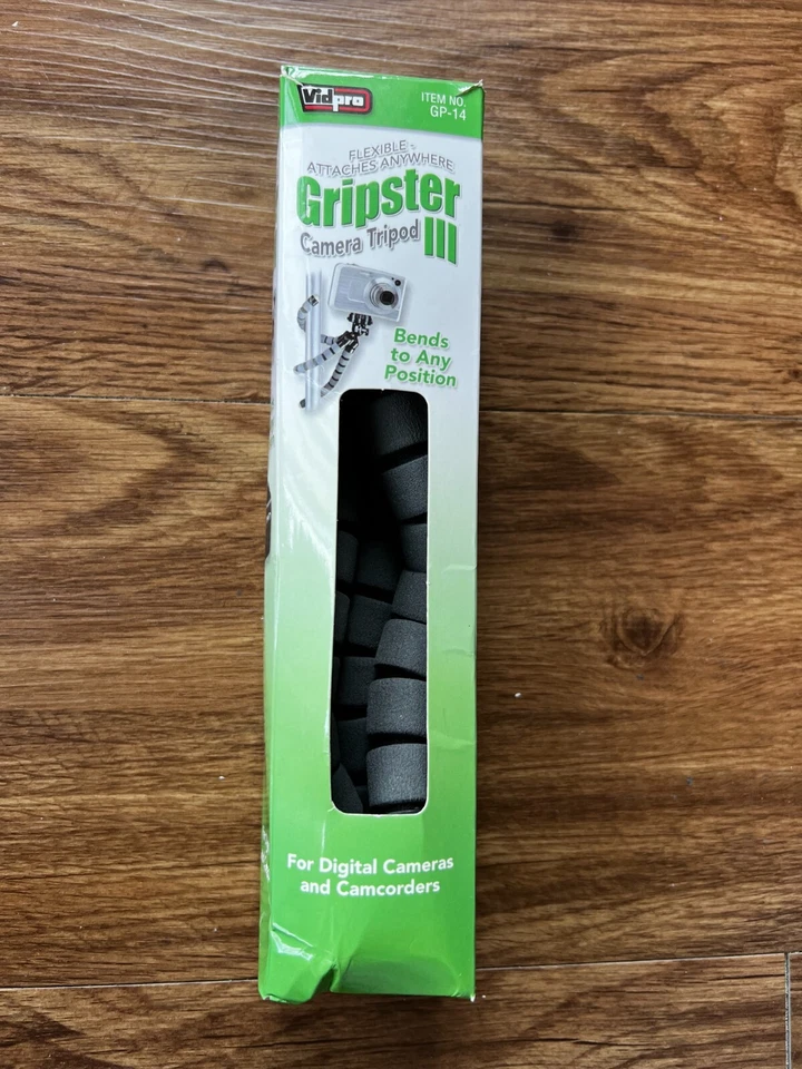 Gripster Camera Tripod III VidPro Flexible Attaches Anywhere Brand New GP-14 - Image 2 of 3