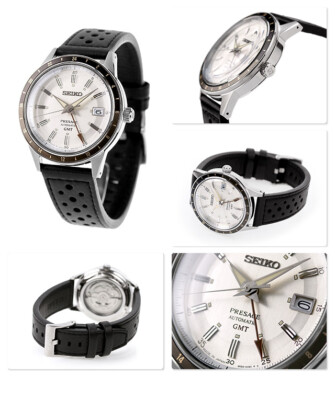 Seiko Presage Style 60's GMT Automatic Mechanical Watch SSK011J1