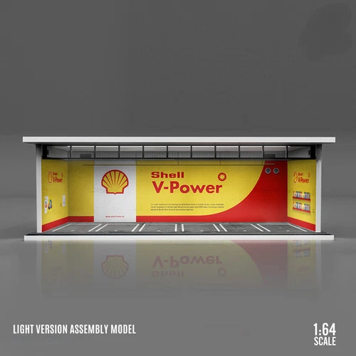 1/64 Diorama Car Garage Model LED Lighting Repair Workshop Scene Display Model - Picture 50 of 60