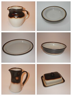 Mancioli Tuscia - Suppenteller Schüssel Speiseteller Butterdose Krug Sauciere