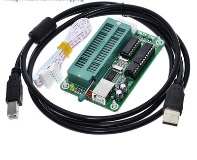 PIC Microcontroller USB Automatic Programmer K150 plus ICSP Cable 8pin 40pin Set