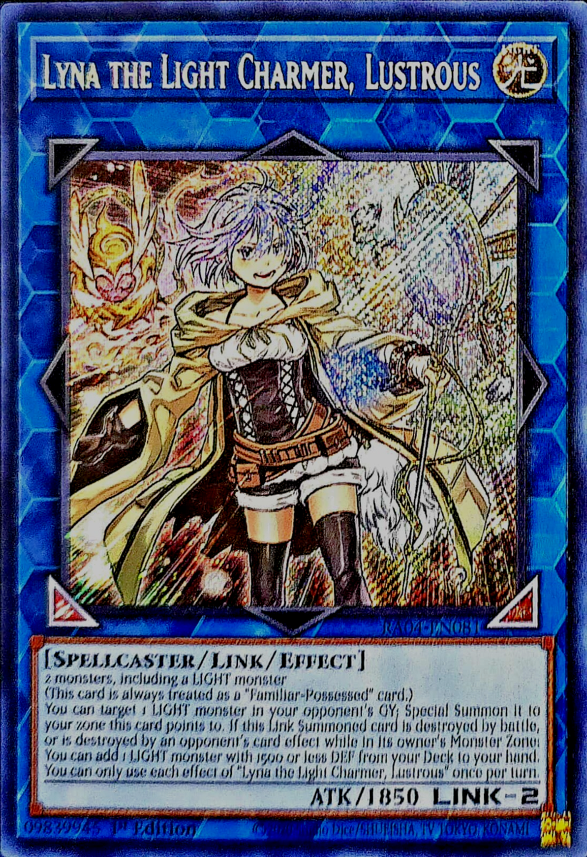 Lyna the Light Charmer, Lustrous RA04-EN081 (Secret Rare) | eBay