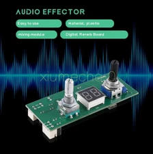 DSP Digital Reverberation Karaoke Reverb Board KTV Mixer Effector Anti-Whistling