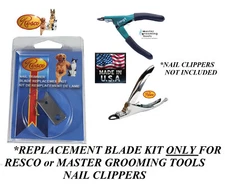 REPLACEMENT BLADE KIT for RESCO or MASTER GROOMING TOOLS NAIL TRIMMER CLIPPER