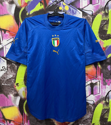 Italy National Football Team 2004 2005 Home Soccer Jersey Vintage