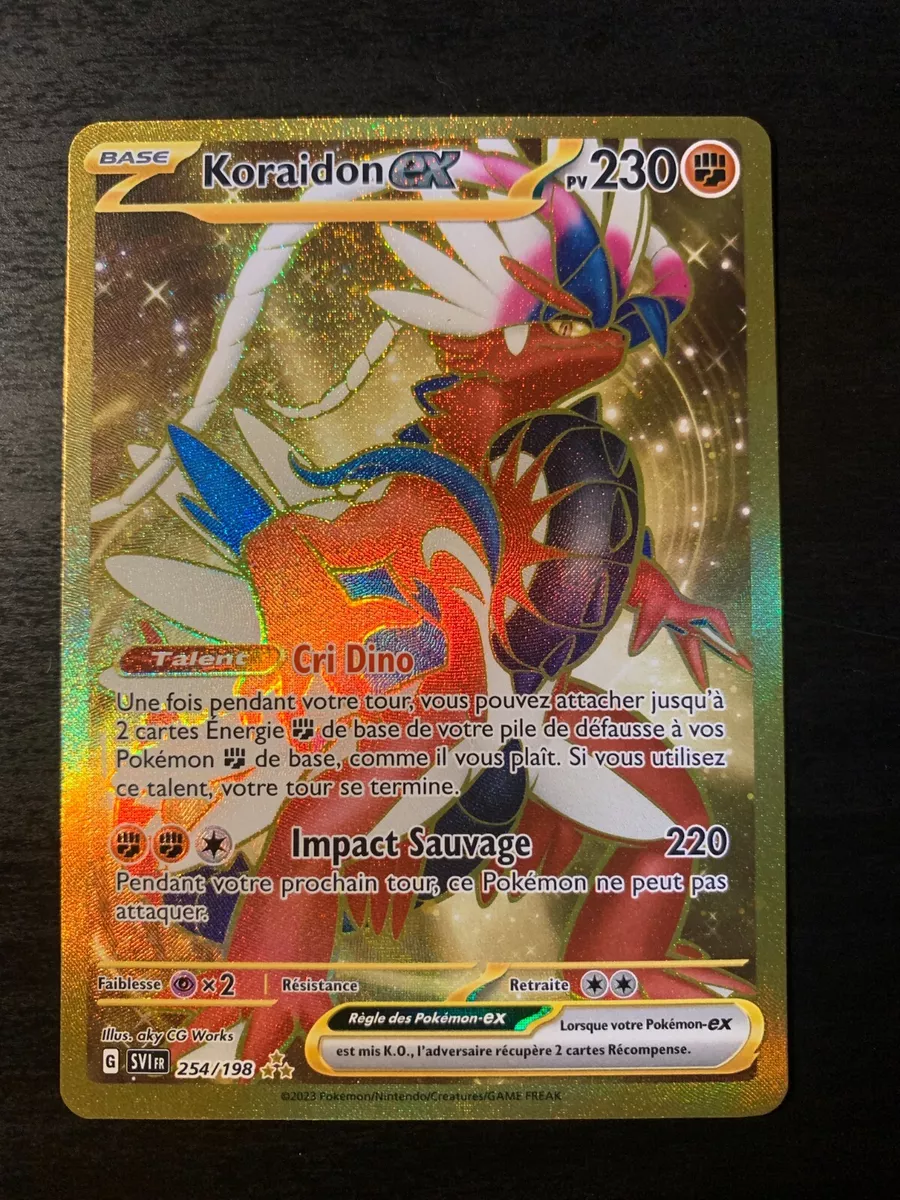 Koraidon ex sv1 254 Pokemon TCG POK Cards