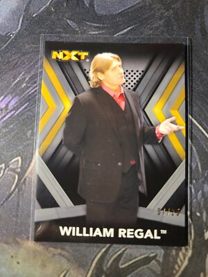 William Regal 2017 WWE NXT Topps Card No. 40 Serial /25 - check my store!