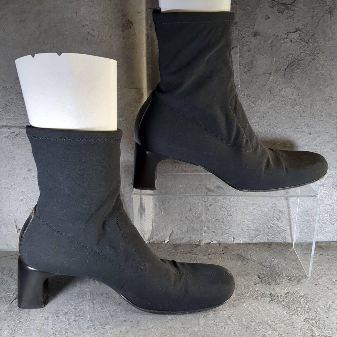 Gucci Boots Heel Short Black EU37/US7 From Japan 0023136K Gucci Boots Heel Short Black EU37/US7 From Japan 0023136K