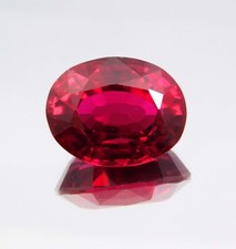 Natural 14.30 Ct Mozambique Red Ruby Certified Oval Cut Loose Gemstone