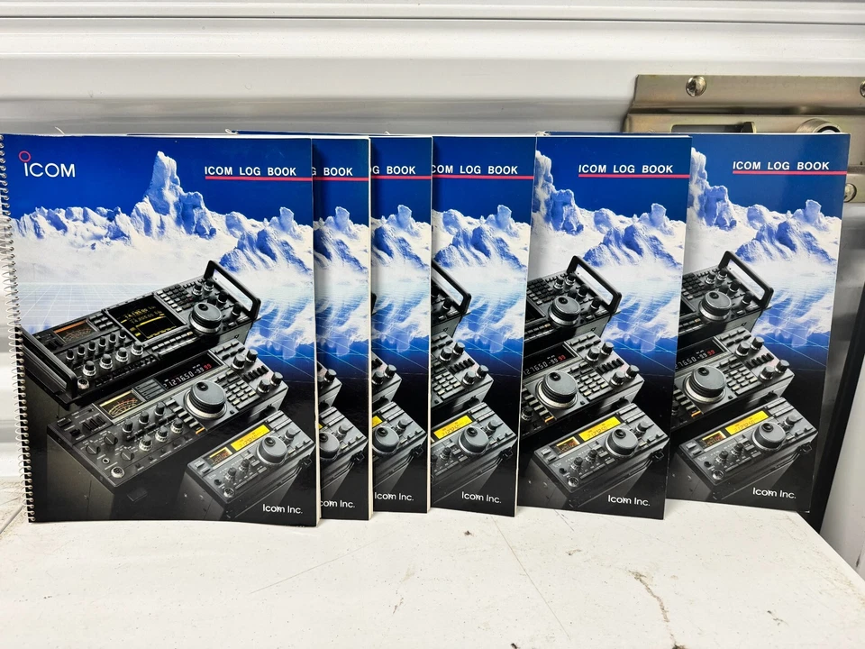 Set of 8 ICOM IC-725/IC-765/IC-781 TRANSCEIVER LOG BOOK (1991) - Image 2 of 4