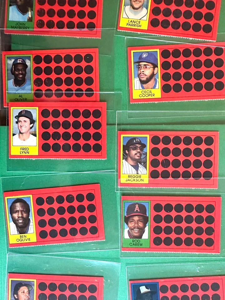 1981 Topps Baseball Scratch-Off - Reggie Jackson, George Brett, Yount y más Foto 2 de 4