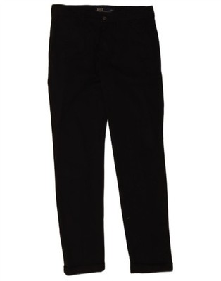 RIFLE Herren Slim Freizeit Hose W29 L30 Schwarz Baumwolle CY10