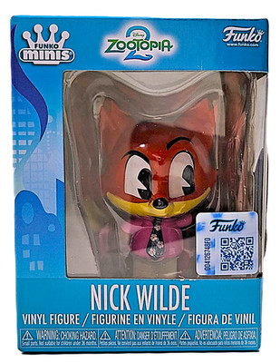 Funko Minis Zootopia 2 Nick Wilde 2.5'' Vinyl Figure Brand New in Box 2025 NEW