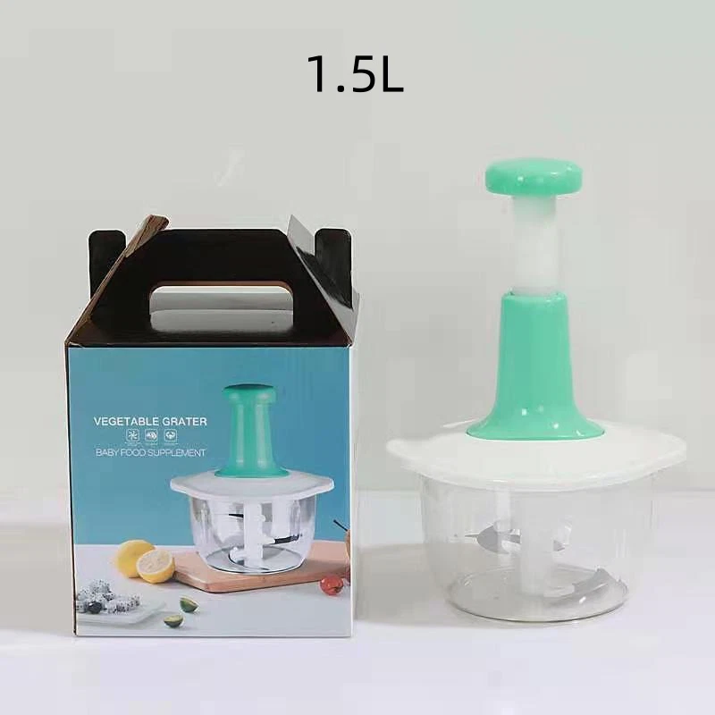 Press Manual Chopper Minced Meat Stuff-Stirring Machine