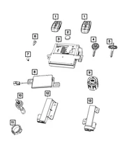 Genuine Mopar Wireless Control Module Receiver 68291646AK