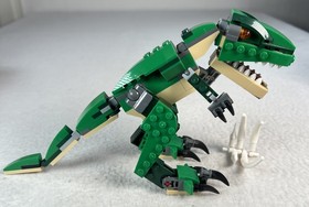 LEGO CREATOR: Mighty Dinosaurs Set 31058 (No Box) Complete w/All Manuals EUC