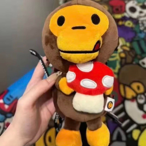 A Bathing Ape BABY MILO PLUSH MOBILE BAG Mushroom BAPE BABY MILO New With Tag