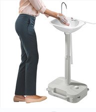 Portable Sink Hand Wash Station - 18L Capacity with USB Port or Battery Powered,