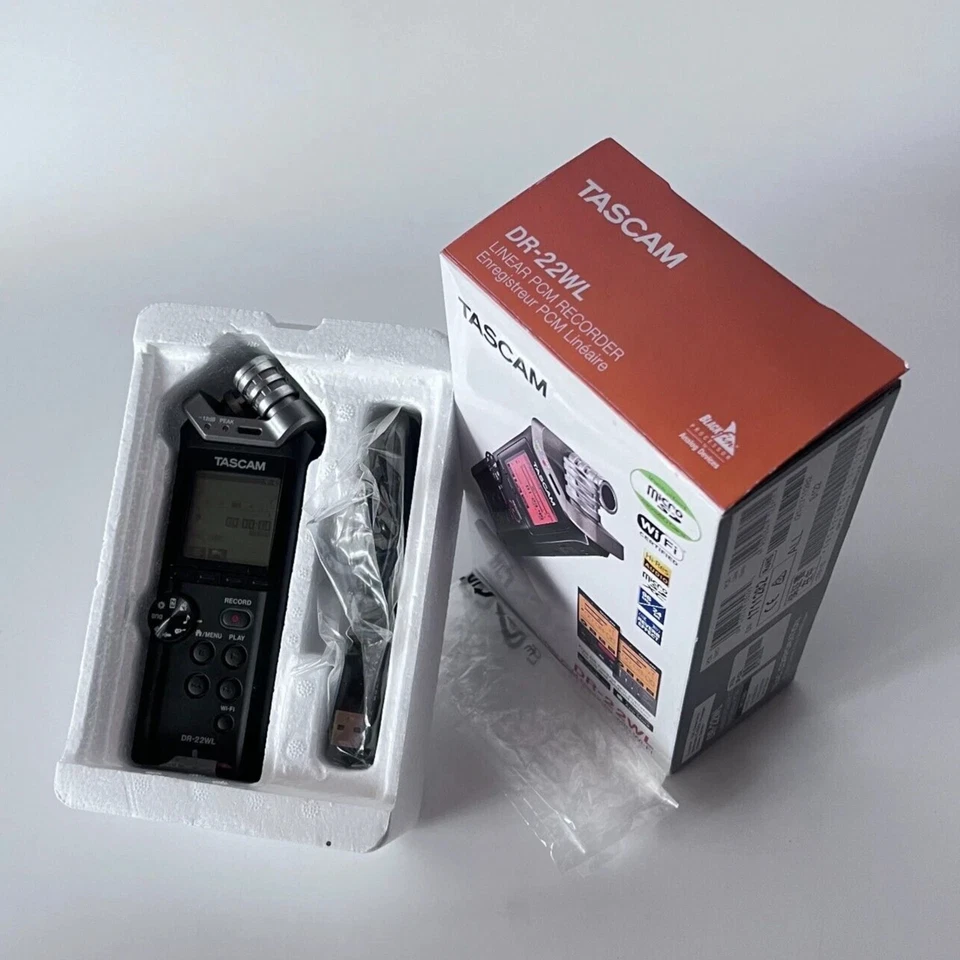 TASCAM DR-22WL Linear PCM Recorder with WiFi Boxed Tested Portable from Japan - Image 2 of 4