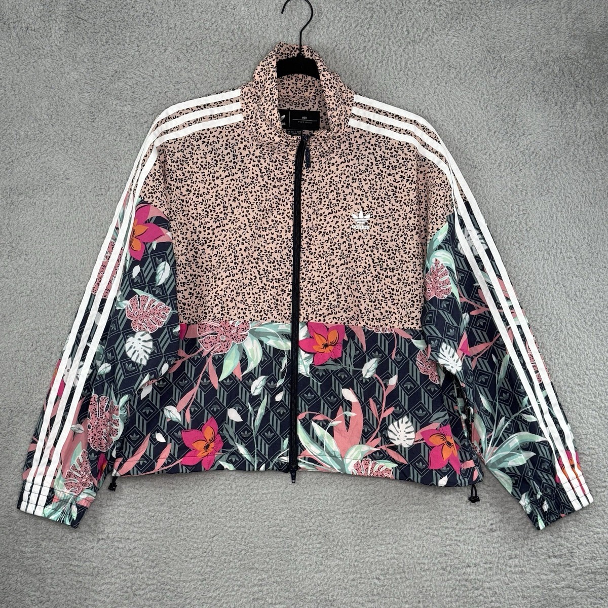 Adidas Originals x HER Studio London Track Jacket Tropical Leopard