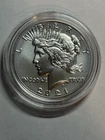 2021 $1 PEACE DOLLAR SILVER 100TH ANNIVERSARY COMMEMORATIVE - GEM UNC W/ OGP