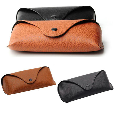 Tragbare Brillen & Sonnenbrillen Box Leder Halter Hülle Case Schutz Herren Damen